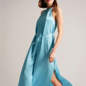 NEW Ted Baker Roxieyy Midi Dress in Blue